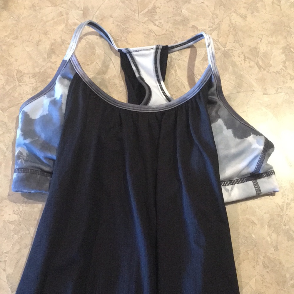 Black/grey Lululemon tank top!